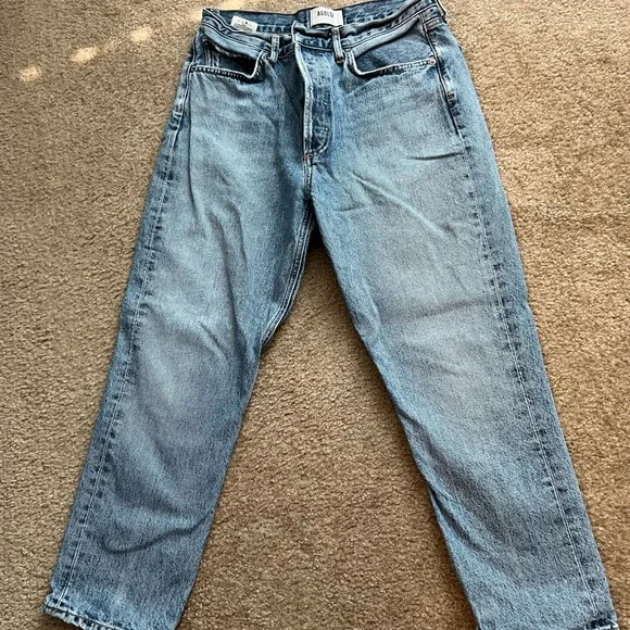 Agolde Riley high waisted crop jeans size 29 - Picture 3 of 4
